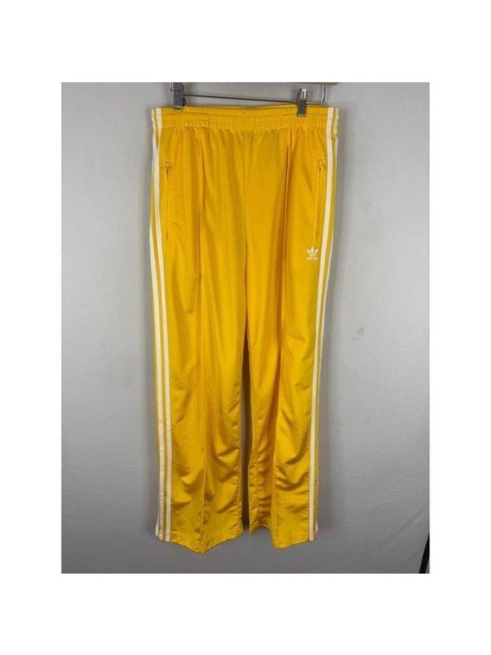 Adidas Originals Shiny Yellow Bold Gold Firebird Loose Track Pants IP0641 Mens M